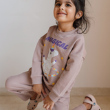 French Terry Tracksuit Set Uma the Unicorn