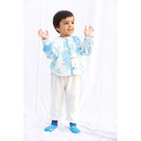 Tie-Dye Wrinkled Muslin Co-ord Set
