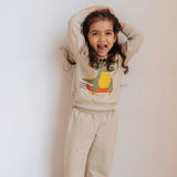 French Terry Tracksuit Set Cleo the Crocodile