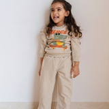 French Terry Tracksuit Set Cleo the Crocodile