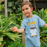 French Terry Tee & Shorts Co-ord Set Pogo the Polar Bear
