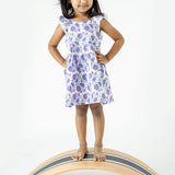 Blue Cape Daisy Angel Dress