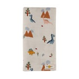 A Day With Dino Organic Muslin Swaddle