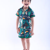 Jungle Print Shirt and Shorts