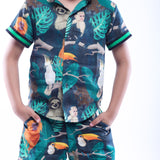 Jungle Print Shirt and Shorts