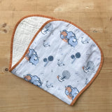Bib and Blurp Cloth Set( Elephant Print)