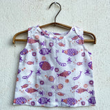 UNISEX ORGANIC KOI PEACH JHABLA WITH PEACH PANTS