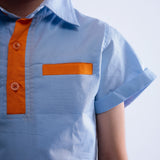 Shirt with Embroidered Hot Balloon