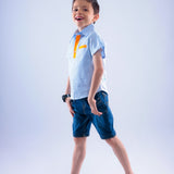 Shirt with Embroidered Hot Balloon