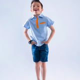 Shirt with Embroidered Hot Balloon