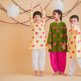 LOTUS BLOOM ETHNIC WEAR-YELLOW BOYS