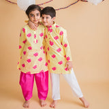 LOTUS BLOOM ETHNIC WEAR-YELLOW