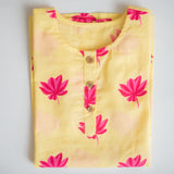 LOTUS BLOOM ETHNIC WEAR-YELLOW