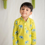 RUPA THE ELEPHANT - ETHNIC WEAR BOYS GREEN