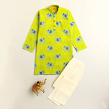 RUPA THE ELEPHANT - ETHNIC WEAR BOYS GREEN