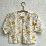 Unisex patang kurta with yellow pants