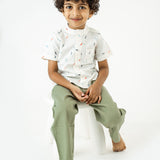 Pull on Chinos Olive Green