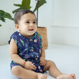 Short Leg Romper - Night Jungle