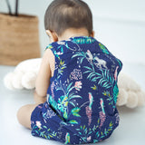 Short Leg Romper - Night Jungle