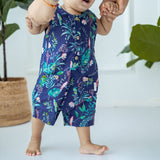 Short Leg Romper - Night Jungle