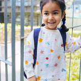 Organic Muslin Sweatshirt & Shorts Set