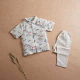 Wagon stripe lounge wear