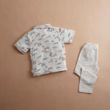 Wagon stripe lounge wear