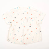 Poplin Shirt Crayon Print