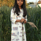 ‘A Parade of Elephants’ Dress with pockets
