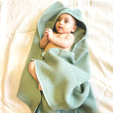 Waffle Hooded Towel