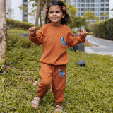 Zen The Zebra Organic Melange Tracksuit Set